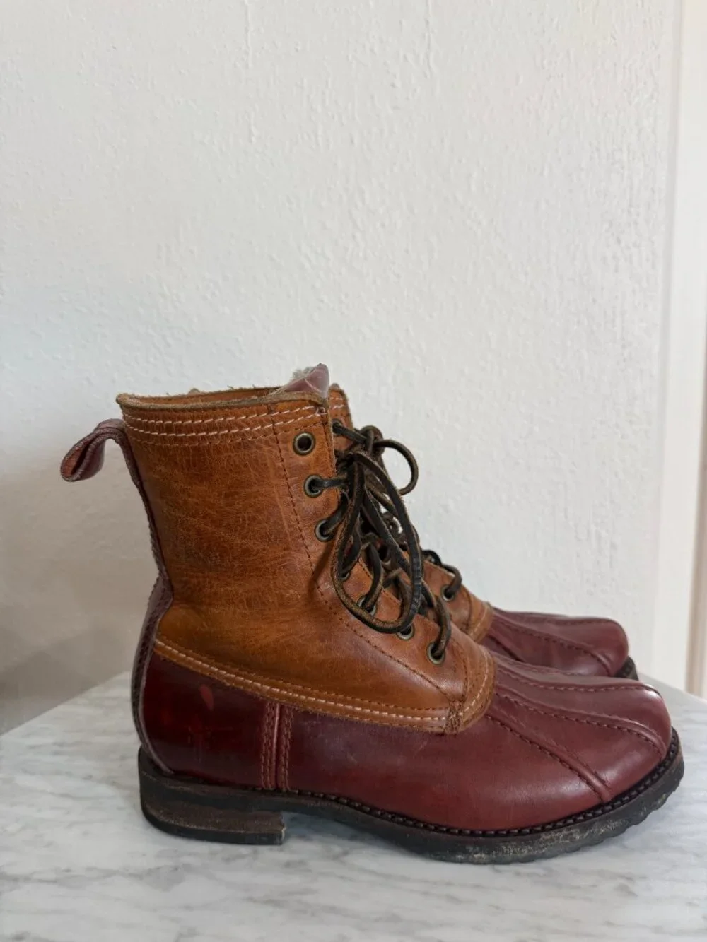 Frye Leather Duck Boots